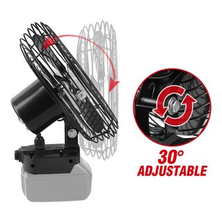 Foto 5 | Ventilador Portátil Recargable Inalámbrico 4.0ah 8-inch 30w Lab.g Negro