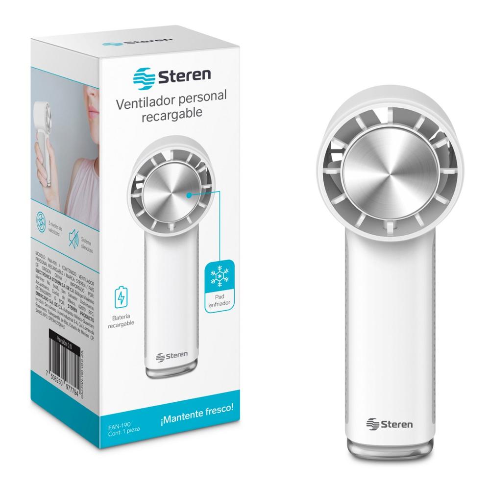 Foto 3 pulgar | Ventilador Steren Portátil Inalámbrico