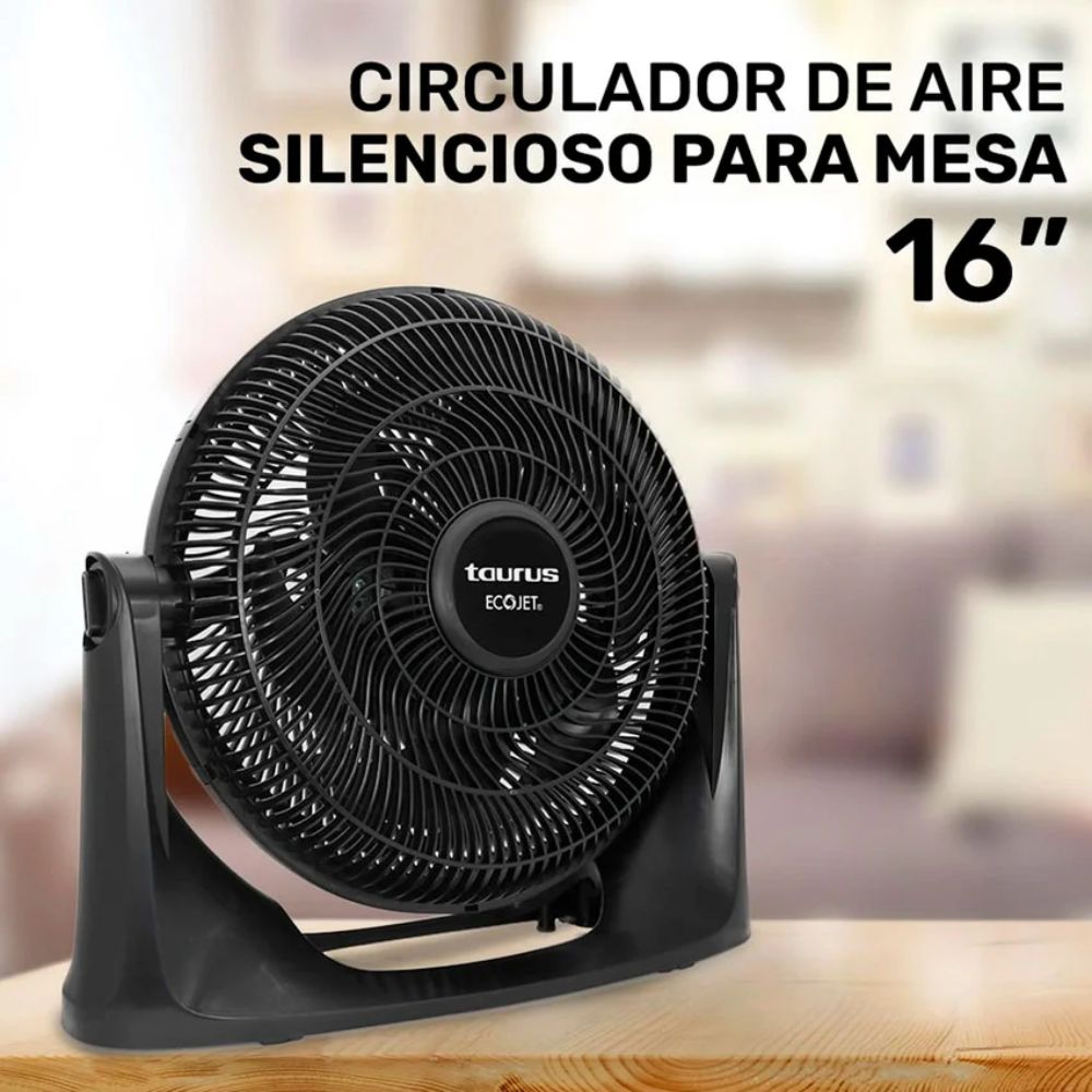 Foto 6 pulgar | Ventilador De Piso Taurus 14'' 2 En 1 3 Velocidades Rejilla Metálica