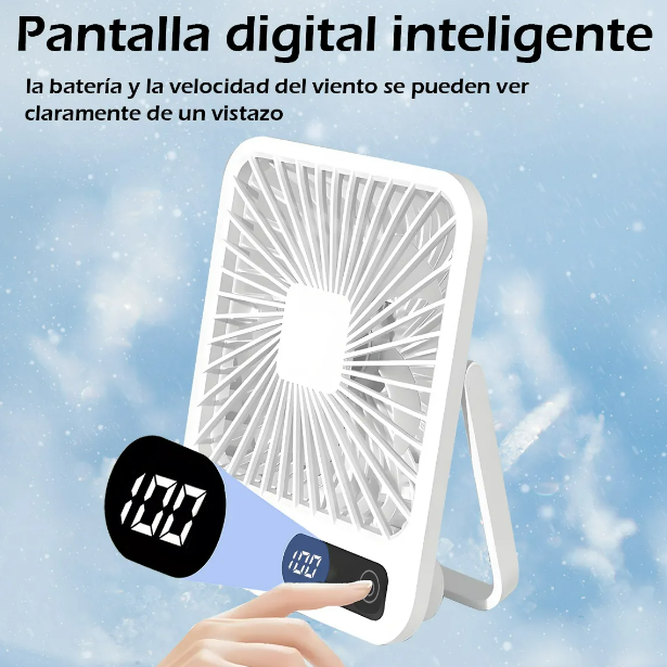 Foto 3 | Ventilador de Escritorio Xtellar Recargable