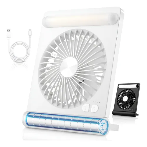 Foto 1 | Ventilador Portátil Xtellar Recargable Ventilador De Piso Con Luz