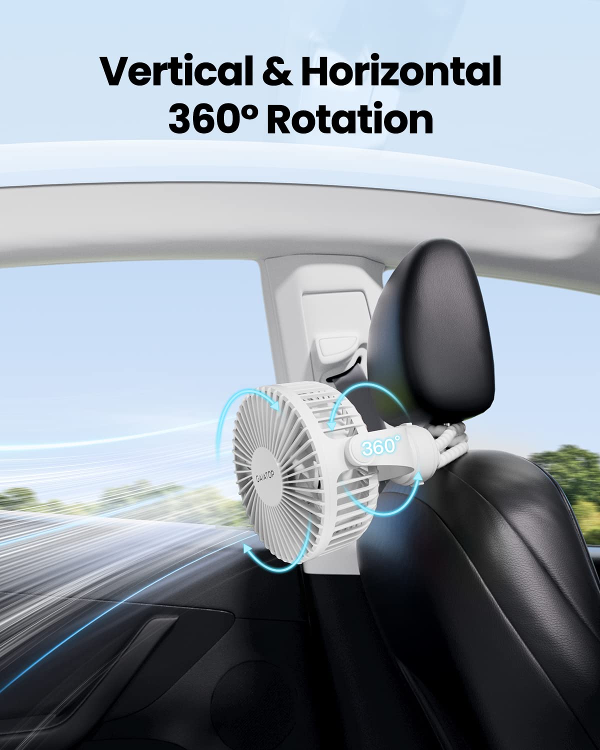 Foto 7 pulgar | Ventilador Portátil Gaiatop Mini Con Batería Recargable  Color Blanco - Venta Internacional.