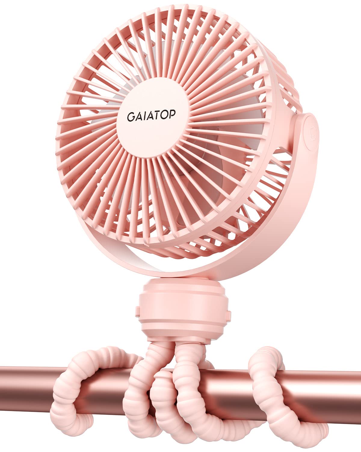 Foto 2 pulgar | Ventilador Portátil Gaiatop Mini Con Batería Portátil Que Gira 360°  Rosa - Venta Internacional.