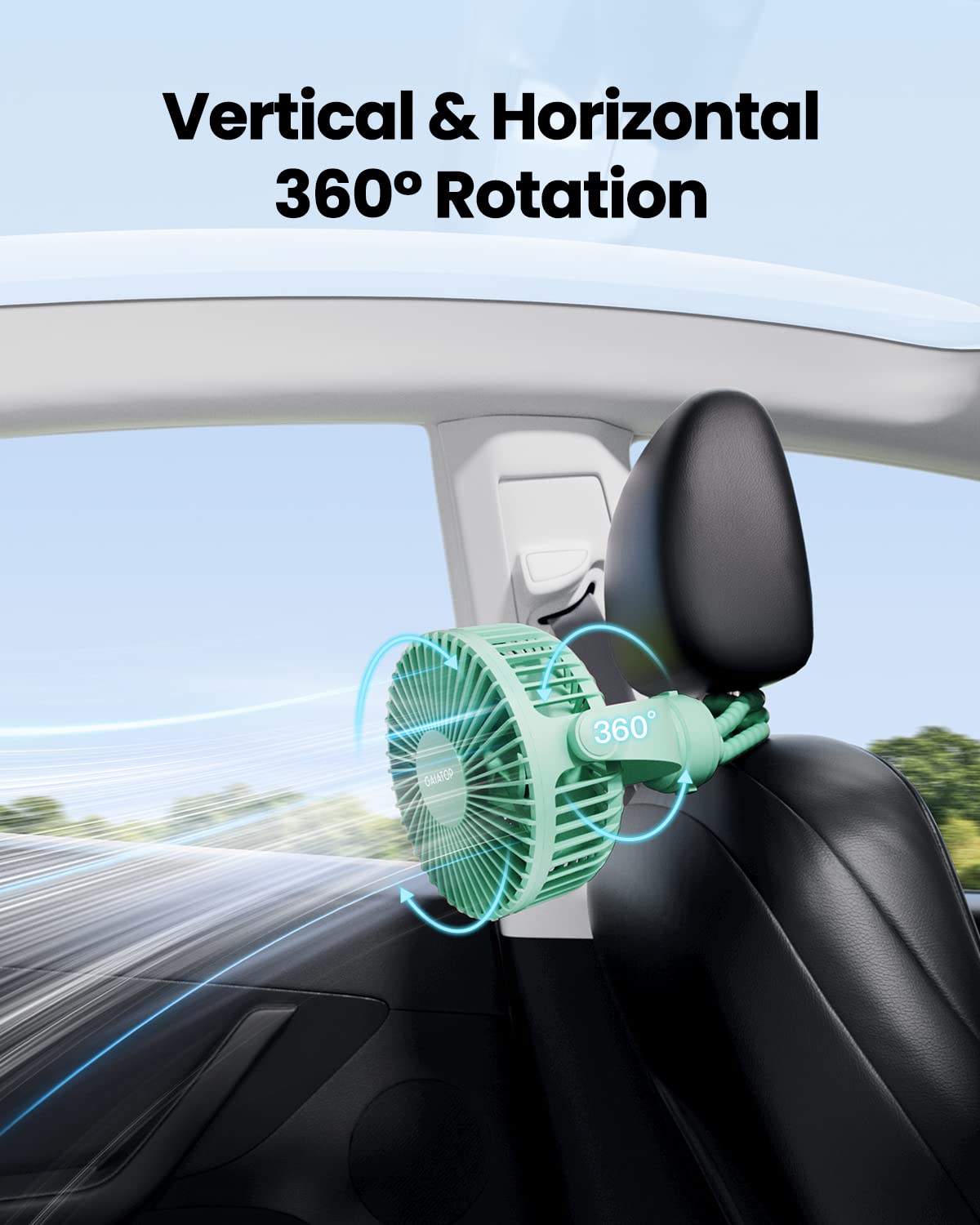 Foto 7 pulgar | Ventilador Portátil Gaiatop Mini Con Batería Recargable Para Cochecito  Color Verde - Venta Internacional.