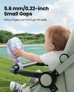 Foto 2 | Mini Ventilador Eléctrico Gaiatop Con Rotación De 360 Grados Recargable Color Morado - Venta Internacional.