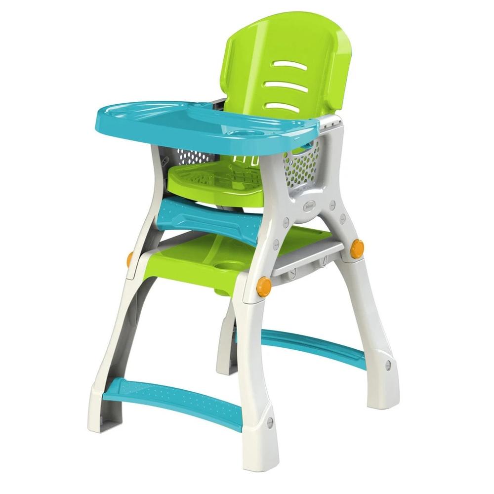 Silla Periquera Bebé Prinsel Caddy con Mesa Actividades Verde