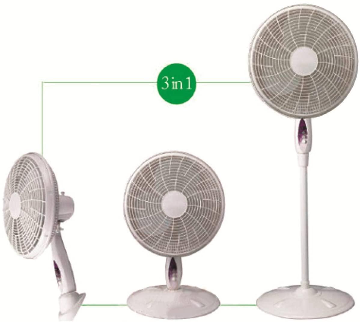 Foto 4 pulgar | Ventilador Piso Pared Pedestal Mytek 3123 16" 3 VEL 3 en 1