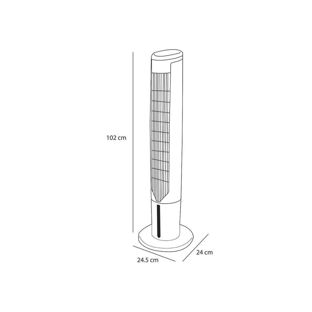 Foto 4 pulgar | Enfriador Humidificador de Aire Dace DALT0410BD color Blanco 3 Niveles