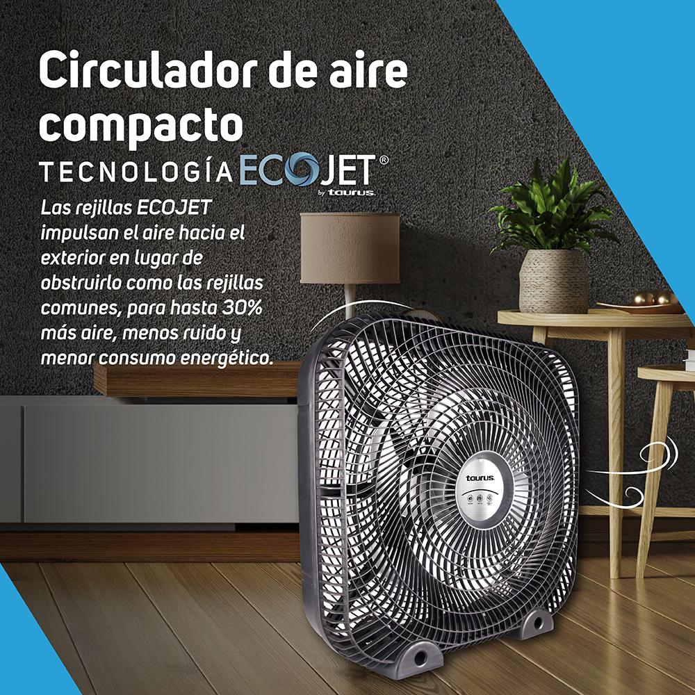Foto 4 pulgar | Ventilador de Piso Taurus Eolo 20" color Negro