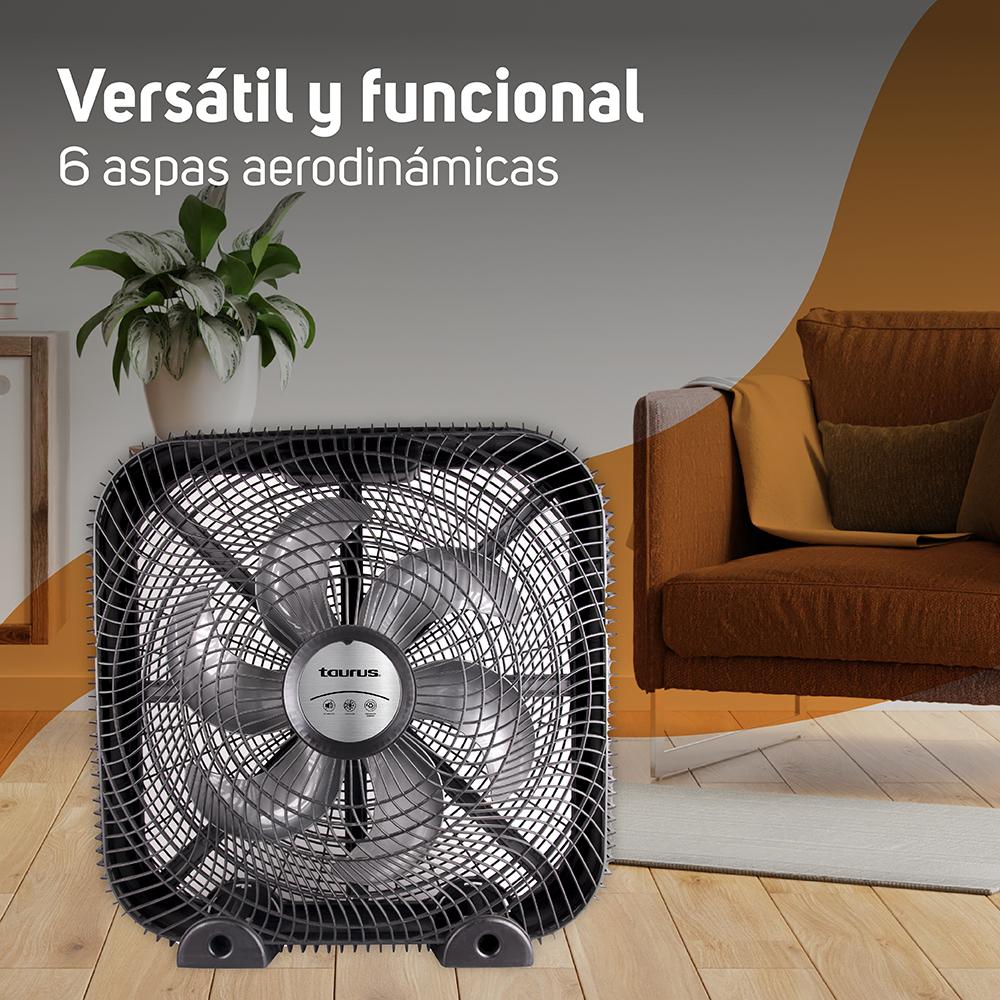 Foto 6 pulgar | Ventilador de Piso Taurus Eolo 20" color Negro