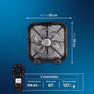 Foto 7 | Ventilador de Piso Taurus Eolo 20" color Negro