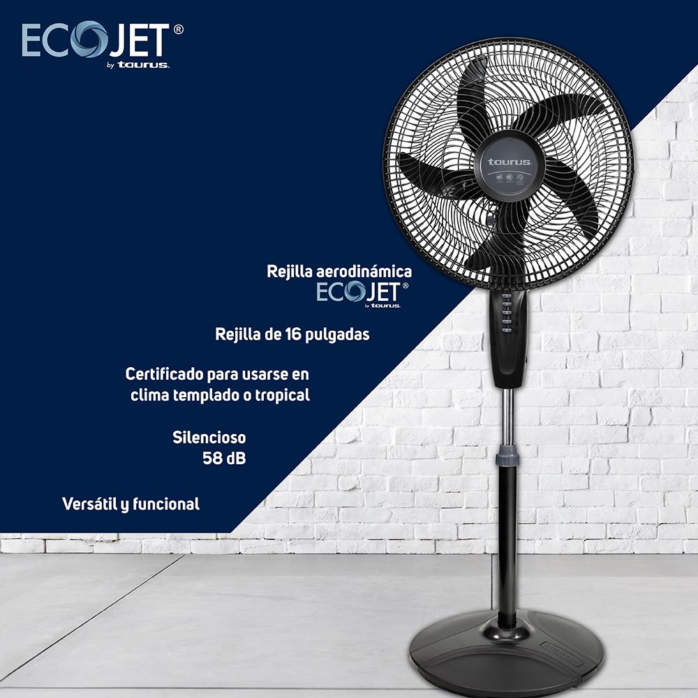 Foto 2 | Ventilador de Pedestal Taurus Turbo100 color Negro
