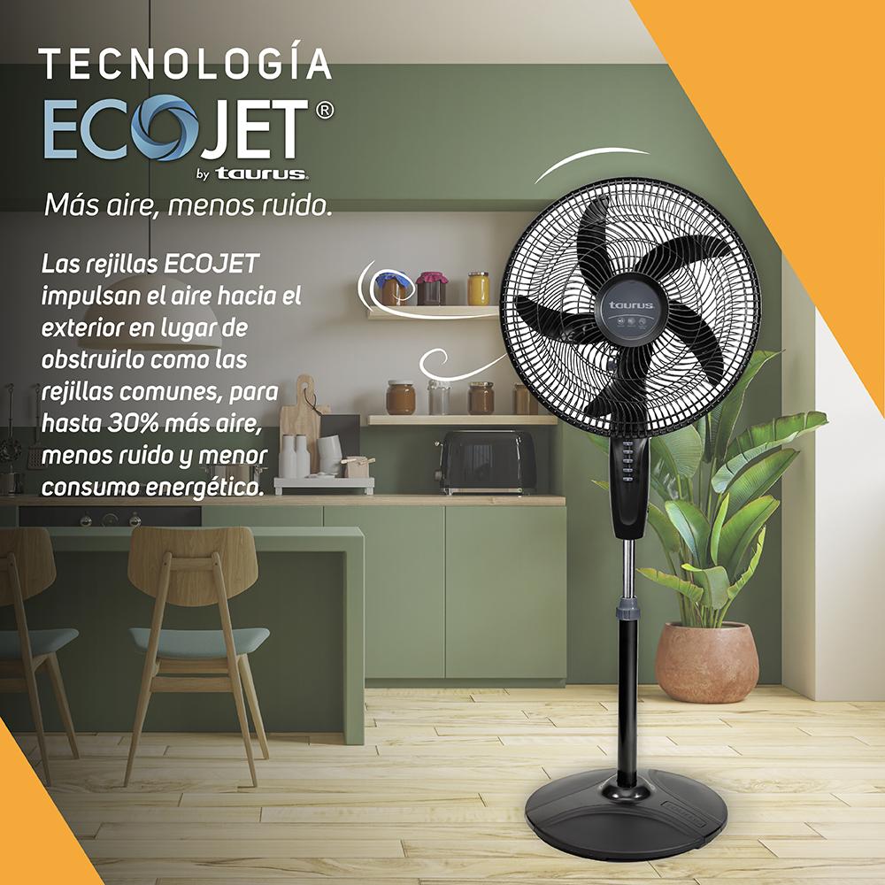 Foto 5 | Ventilador de Pedestal Taurus Turbo100 color Negro