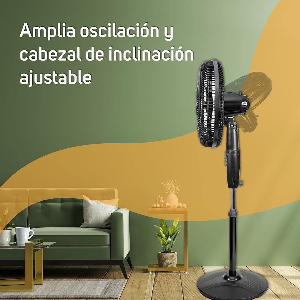 Foto 7 pulgar | Ventilador de Pedestal Taurus Turbo100 color Negro