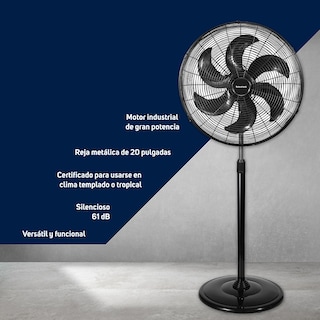 Foto 2 | Ventilador de Pedestal Taurus Air Force color Negro