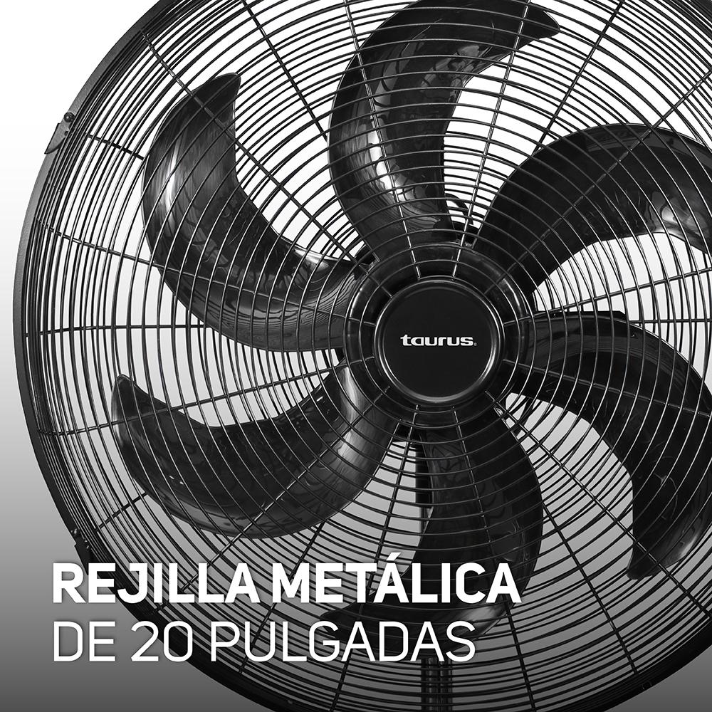 Foto 6 pulgar | Ventilador de Pedestal Taurus Air Force color Negro