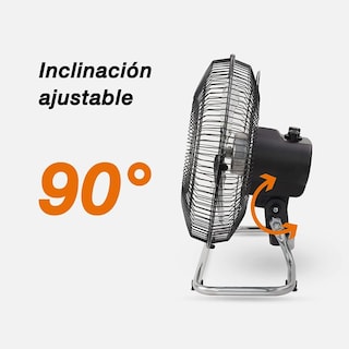 Foto 2 | Ventilador Mytek 3372 color Negro 12 " Piso 3 VEL2 en 1 Metálica