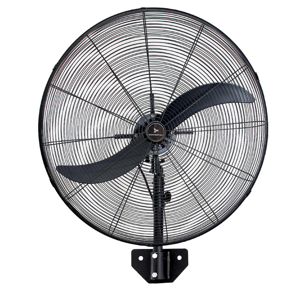 Ventilador de Pared Masterfan Huracán color Negro 30" 2 Aspas 3 Velocidades