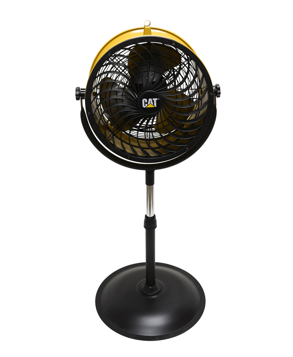 Ventilador de Circulación de Aire Caterpillar HVPD14AC color Amarillo Tambor 35.6 CM