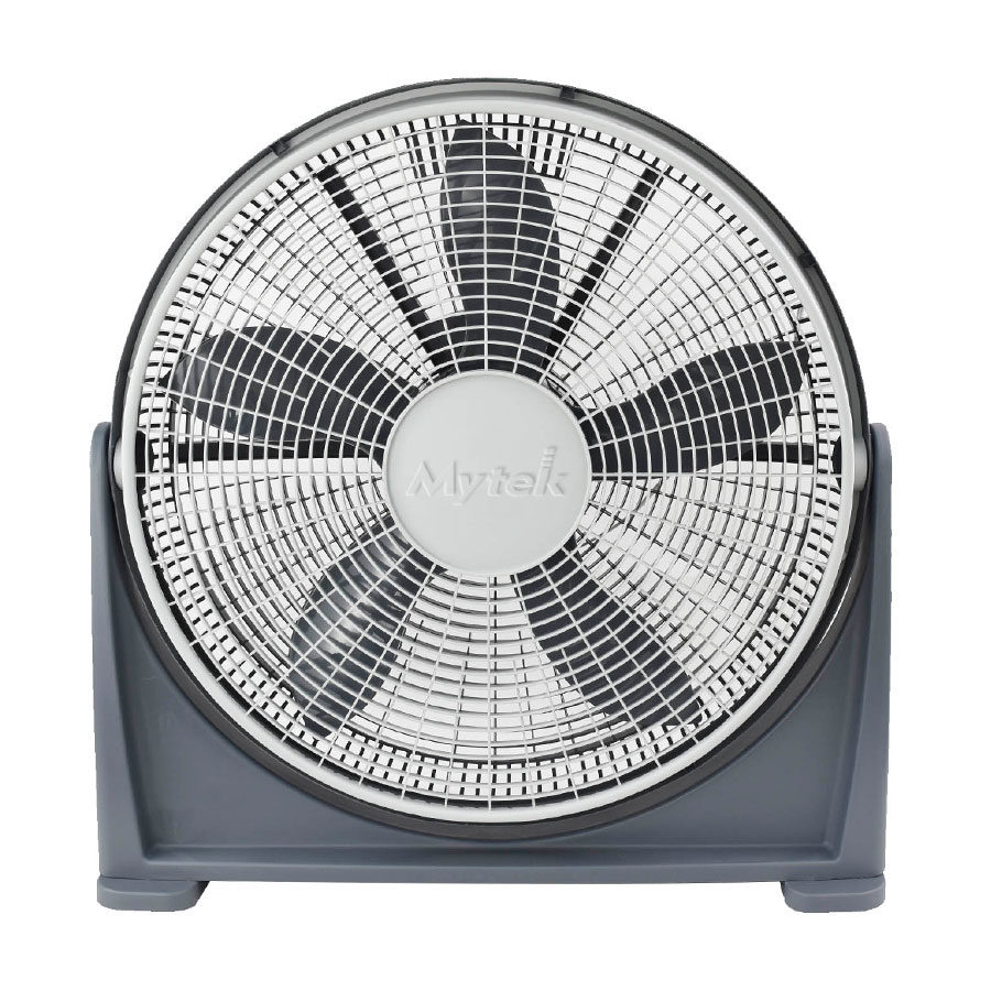 Ventilador de Pared y de Piso Fan Star Mytek 3349 color Gris con 5 Aspas de Plástico 20 de Diámetro 127 V