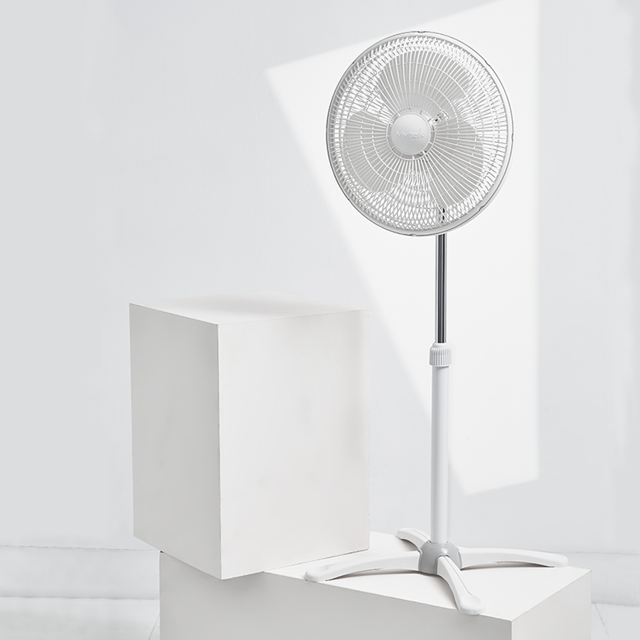 Foto 4 pulgar | Ventilador Mytek 3197 color Blanco de Pedestal 16 " 3 Velocidades