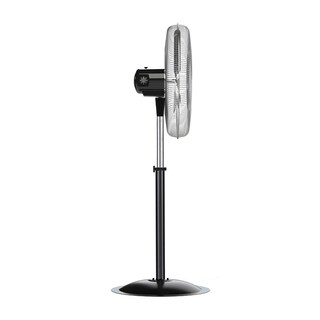 Foto 2 | Ventilador Industrial Pedestal Mytek 3367 24 Pul Metal color Negro