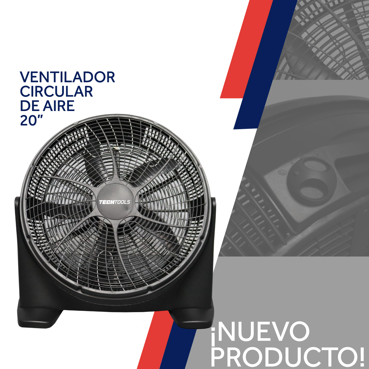 Foto 6 pulgar | Ventilador Cnx Aba002 de 3 Velocidades color Negro