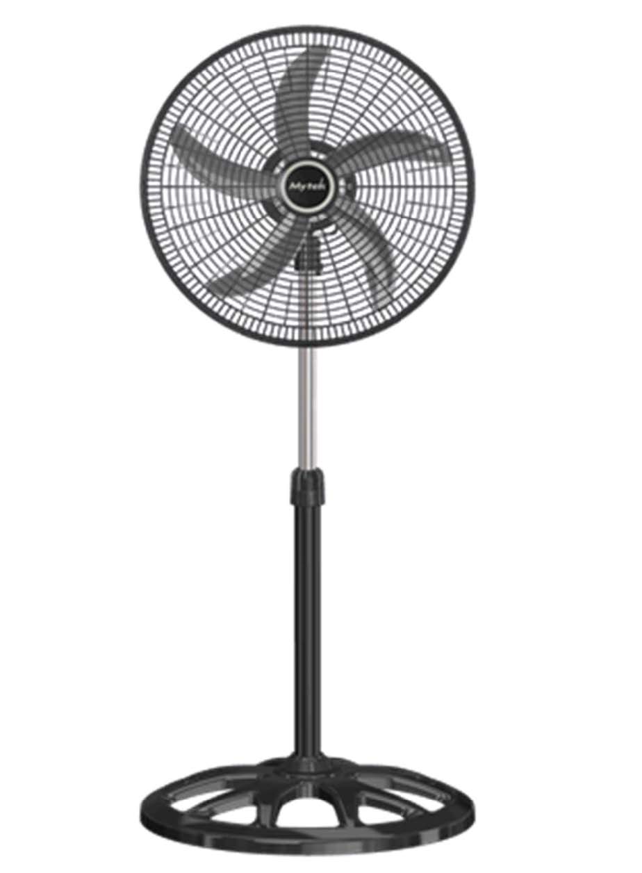 Ventilador de Pedestal Mytek 3404 color Negro 5 Aspas 18 Plg