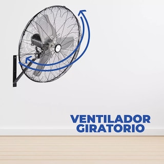 Foto 3 | Ventilador de Pared Industrial Narvik color Negro 30 " Metálico