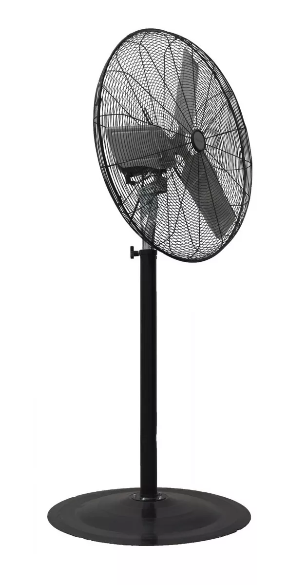 Ventilador de Pie Industrial Narvik 30" color Negro Aspas Metálicas