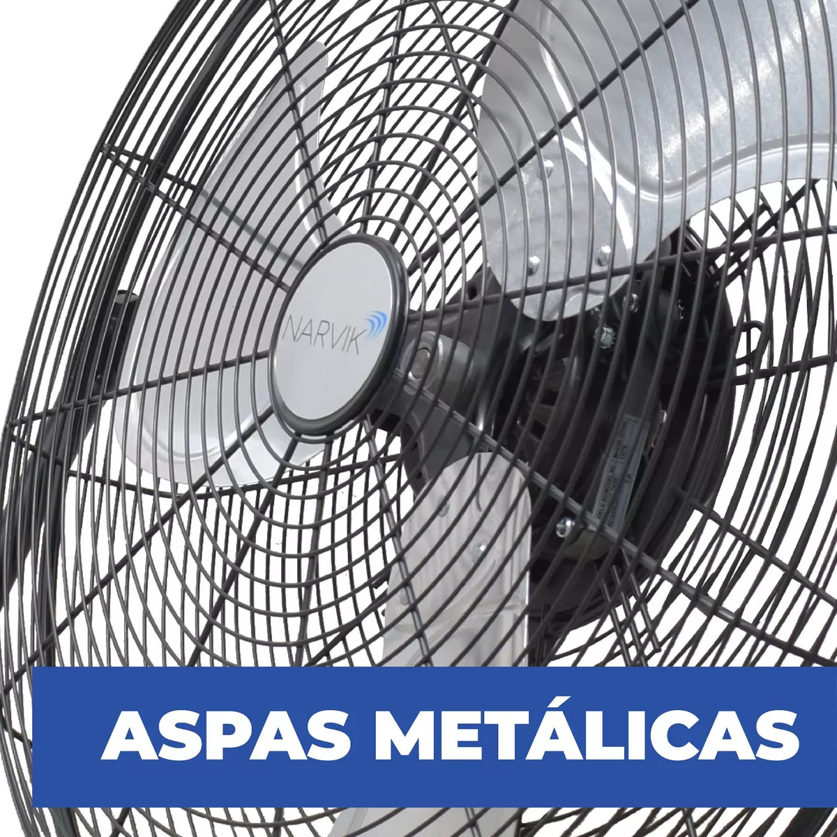 Foto 3 pulgar | Ventilador de Piso Narvik 20" Potente y Silencioso Aspas Metálicas