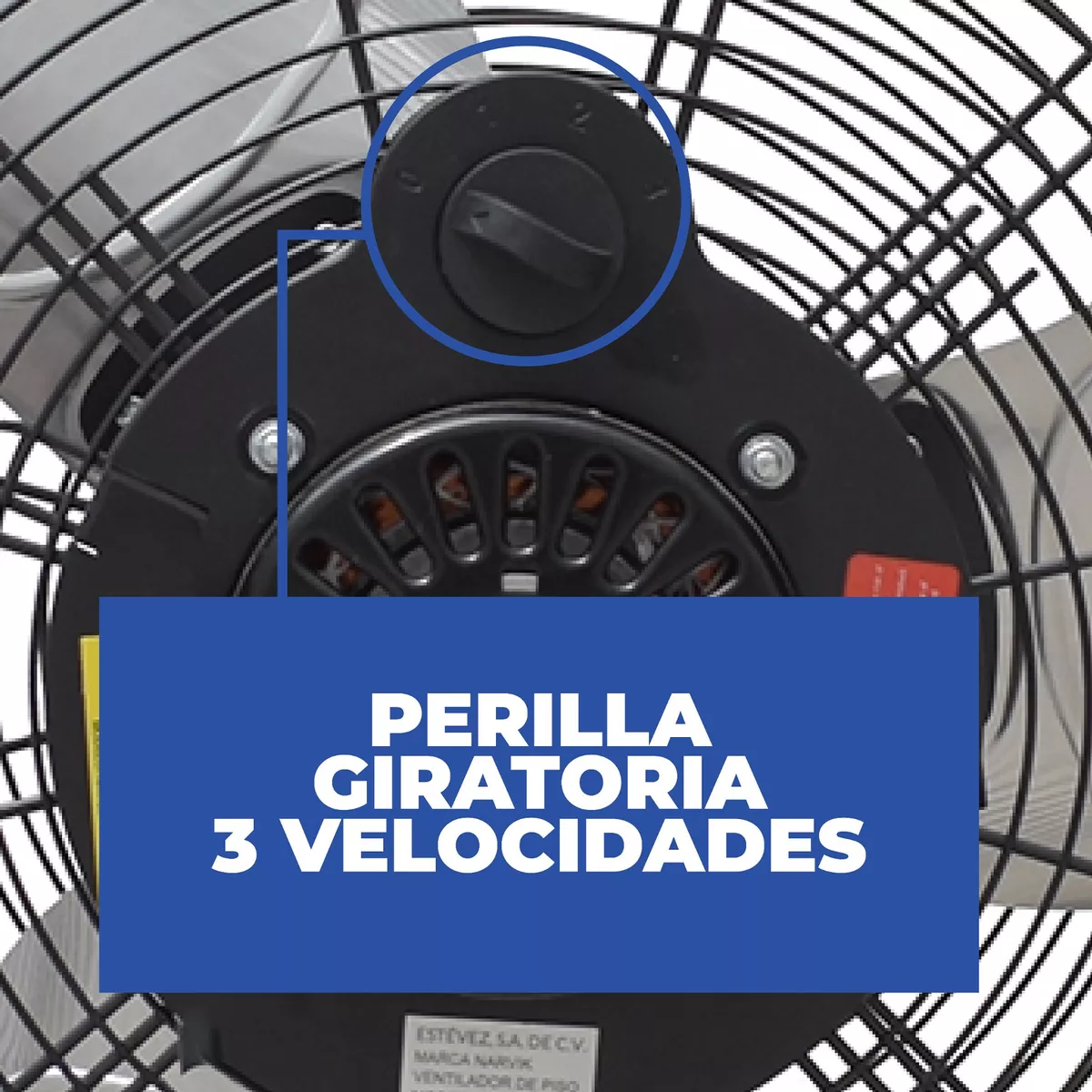 Foto 8 pulgar | Ventilador de Piso Narvik 20" Potente y Silencioso Aspas Metálicas