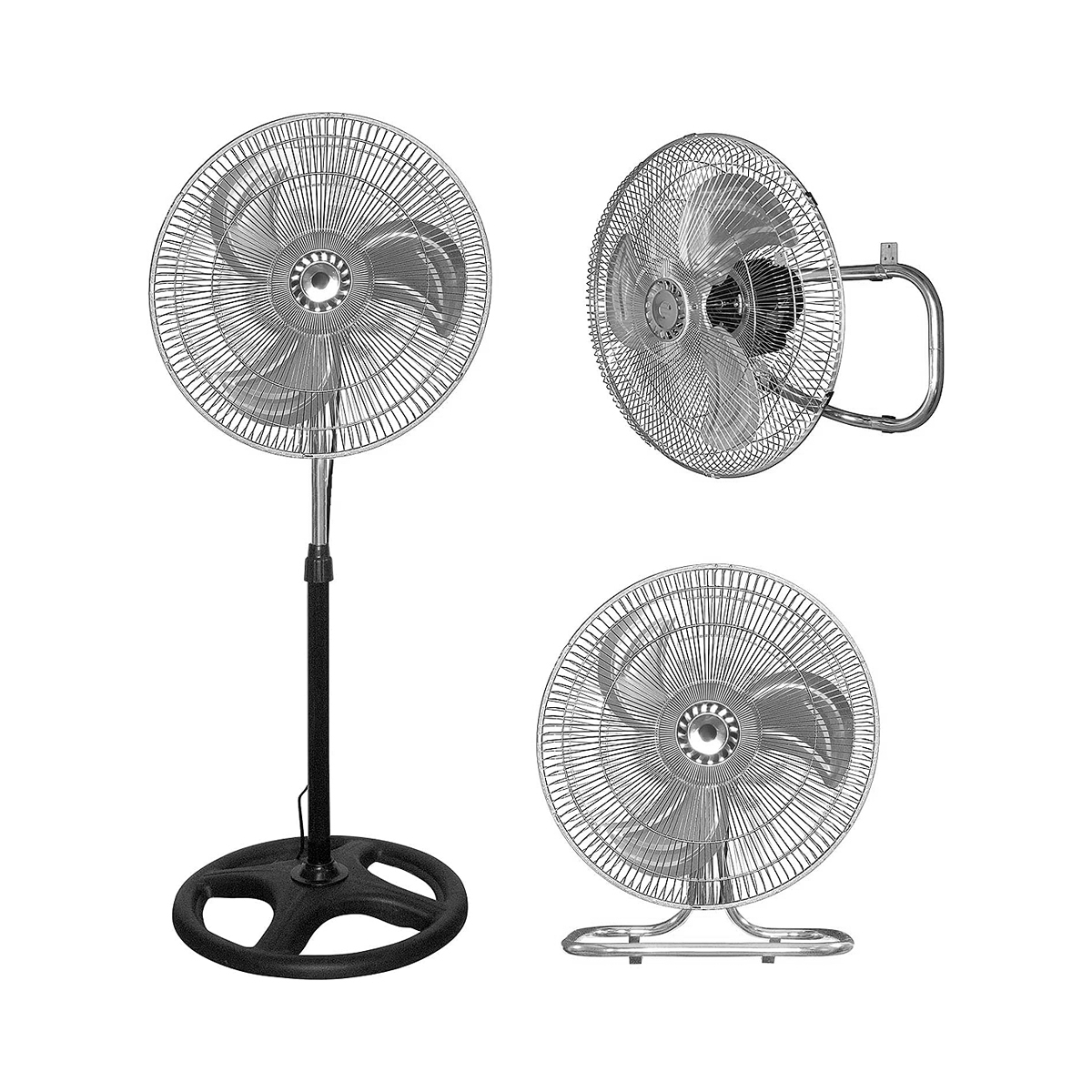 Foto 2 | Ventilador High Power 3 en 1 18” de Pie al piso a la Pared