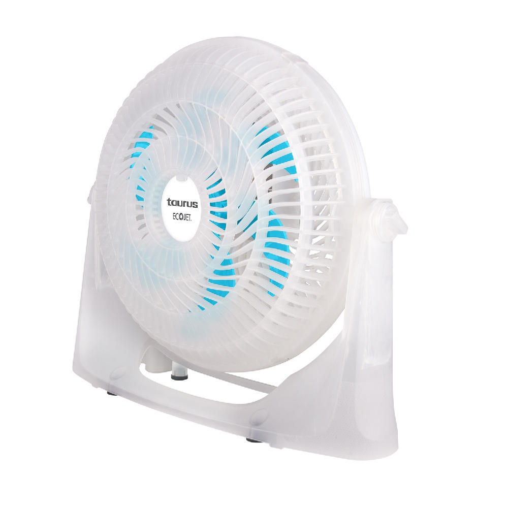 Ventilador De 3 Velocidades Para Escritorio Taurus Typhoon-Blue Blanco