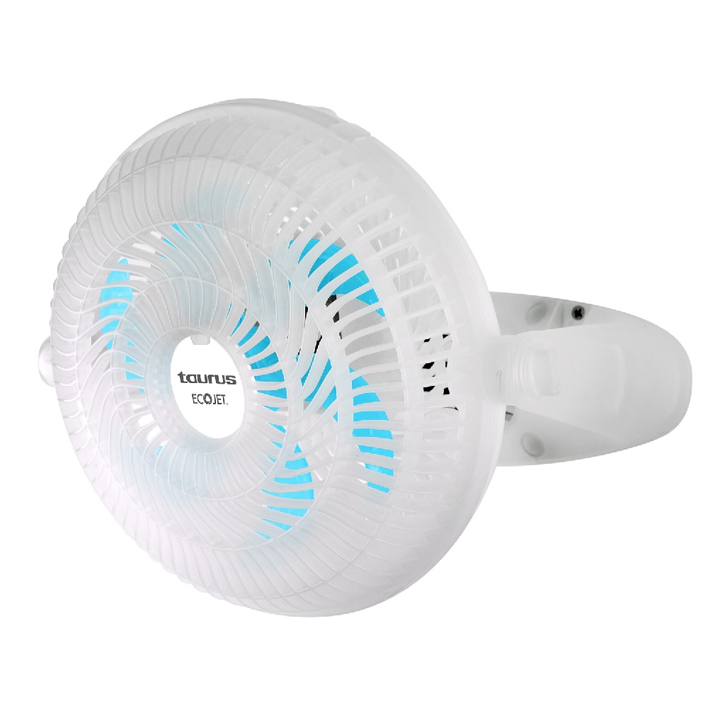 Foto 3 | Ventilador De 3 Velocidades Para Escritorio Taurus Typhoon-Blue Blanco