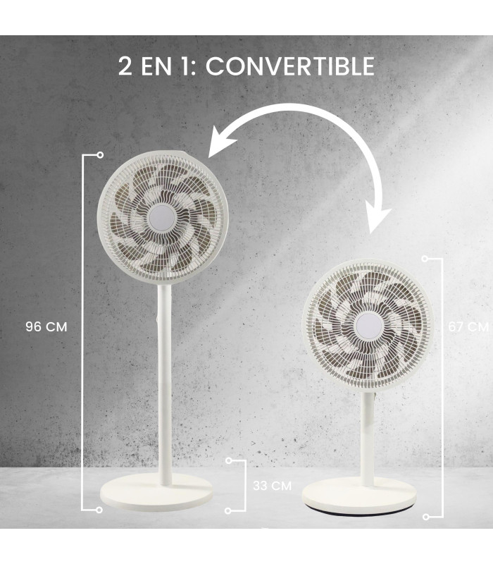 Foto 4 pulgar | Ventilador 2 en 1 Tek VP-14-BLANCO color Blanco 1 Pieza