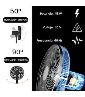 Foto 4 | Ventilador de Piso Tek 2 en 1