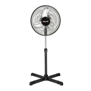 Foto 1 | Ventilador Pedestal Altura Ajustable 16pulg 3369 Mytek color Negro