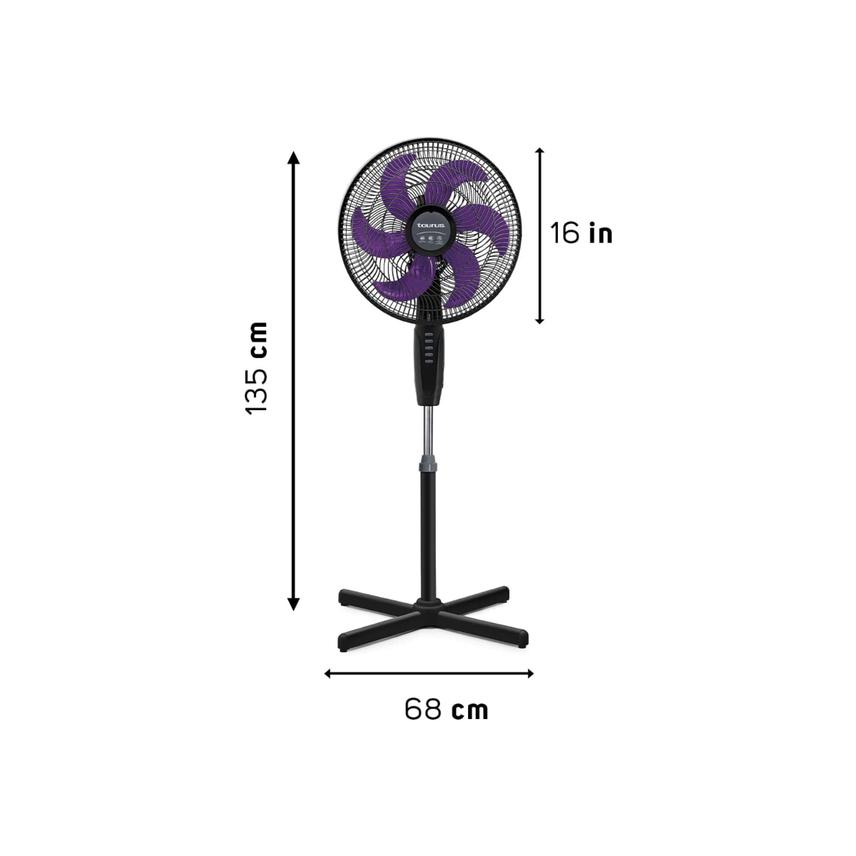 Foto 4 pulgar | Ventilador de Pie Taurus Universe de 3 Velocidades