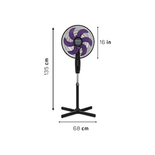 Foto 3 | Ventilador de Pie Taurus Universe de 3 Velocidades
