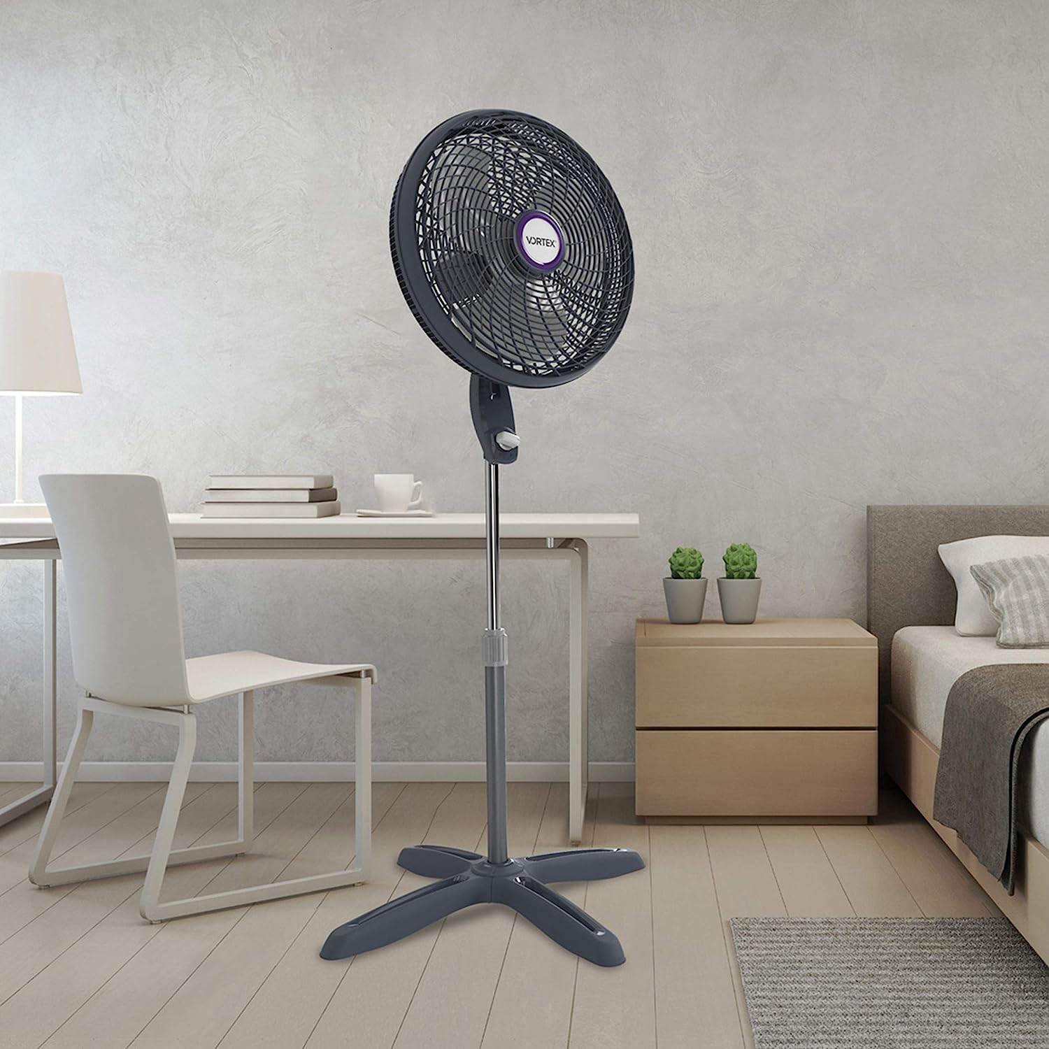 Foto 5 | Ventilador de Pedestal Navia Vortex color Gris