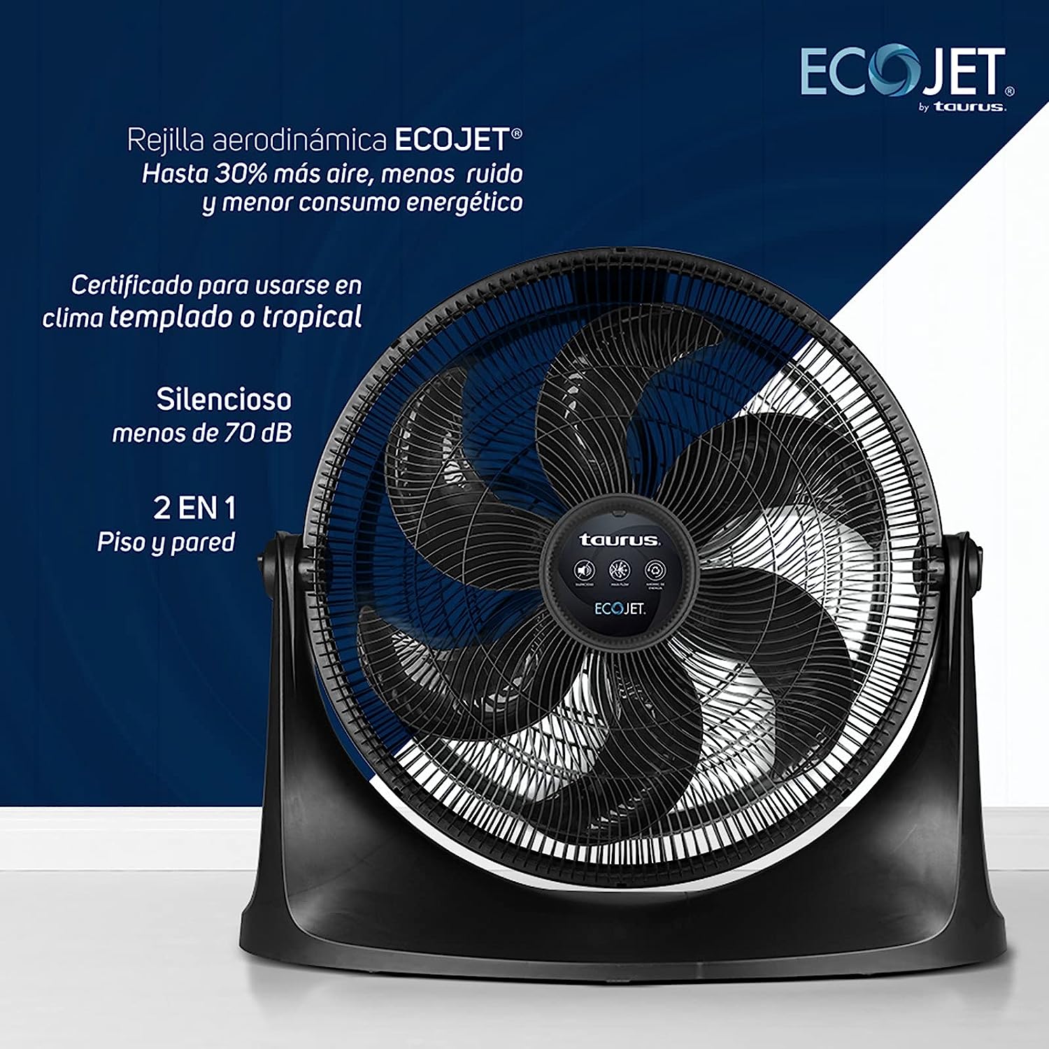 Foto 5 pulgar | Ventilador de Piso Taurus Rush 20 color Negro