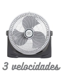 Foto 3 | Ventilador de Piso 18 Pulgadas Supreme Vec-18p80n color Gris
