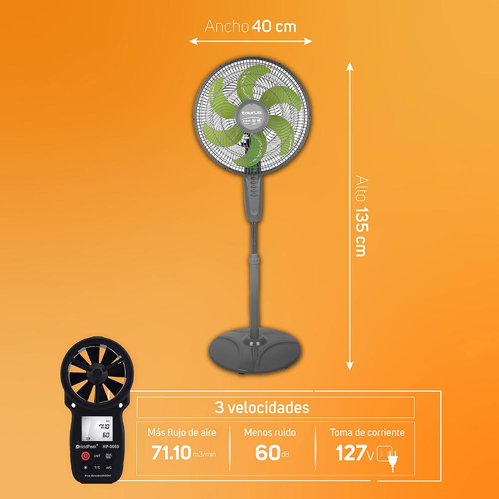 Foto 9 pulgar | Ventilador Taurus Ambience 16" Repelente Anti Mosquitos