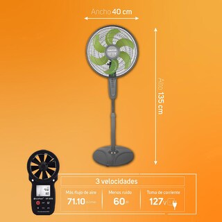Foto 8 | Ventilador Taurus Ambience 16" Repelente Anti Mosquitos