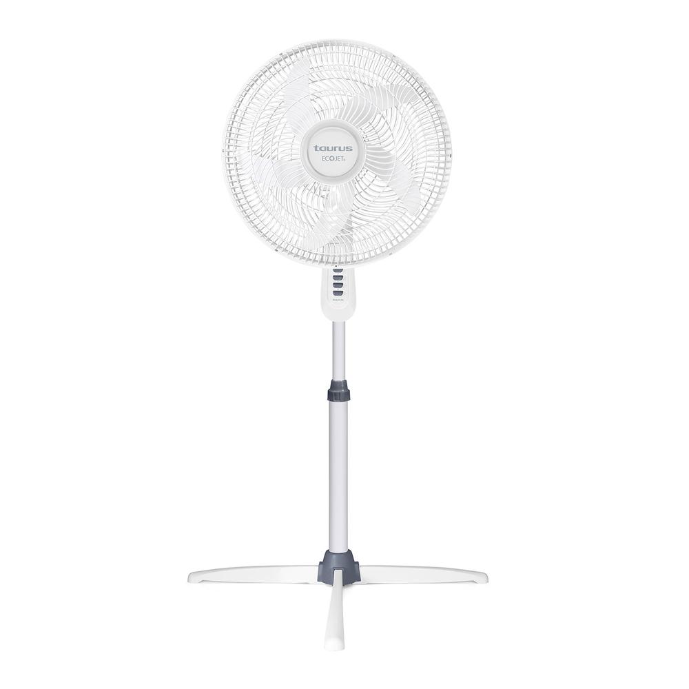 Foto 2 pulgar | Ventilador de Pedestal Taurus Austros color Blanco Ecojet 16 Pulgadas 3 Velocidades 5 Aspas