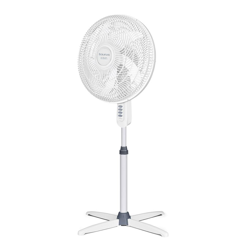 Foto 3 pulgar | Ventilador de Pedestal Taurus Austros color Blanco Ecojet 16 Pulgadas 3 Velocidades 5 Aspas