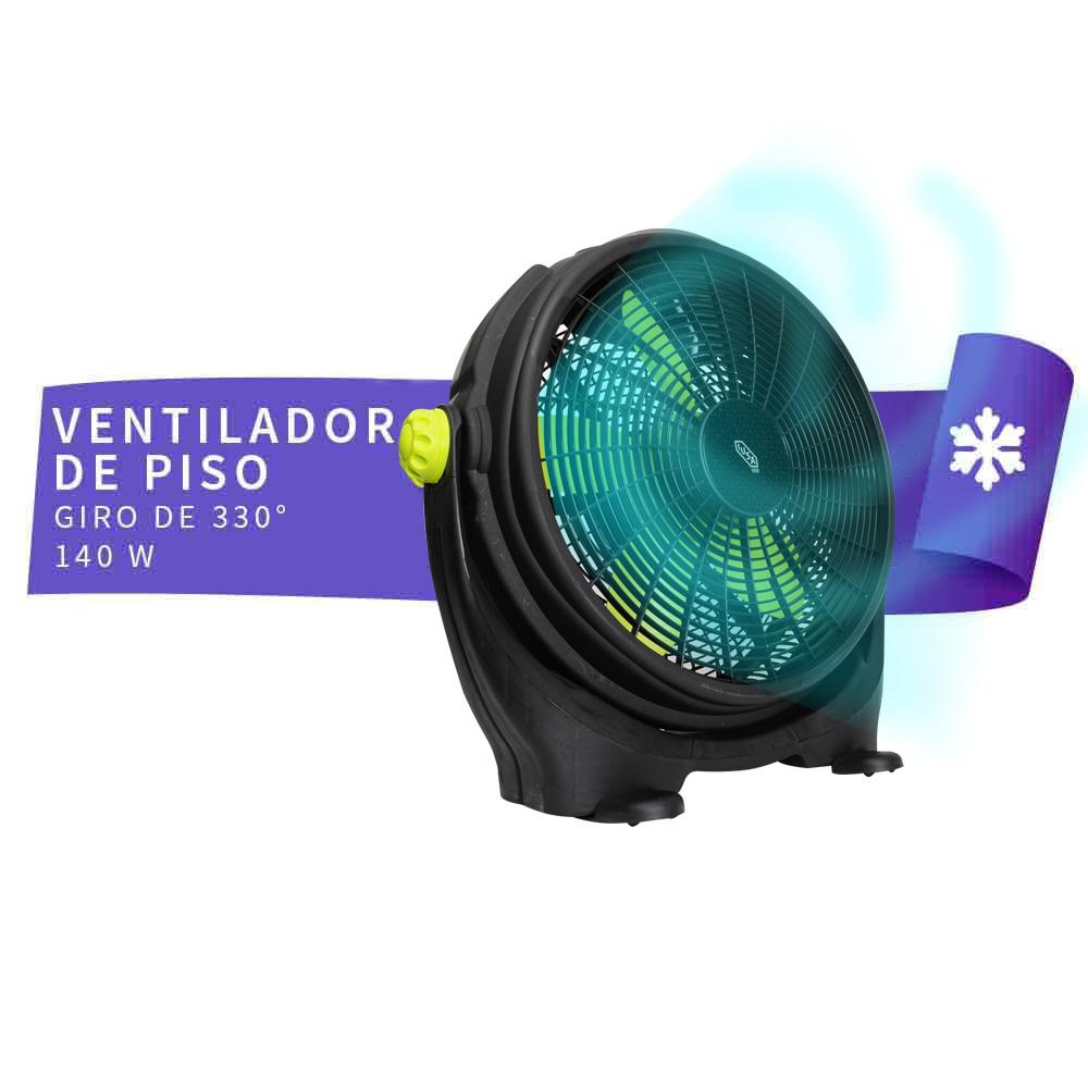 Foto 5 pulgar | Ventilador de Piso Zynch 3 Vel 20” 140W