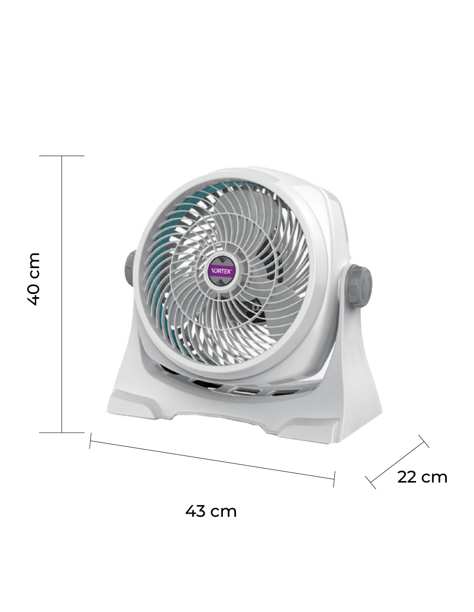 Foto 6 | Ventilador Vortex De Piso Mod. Afv-1212