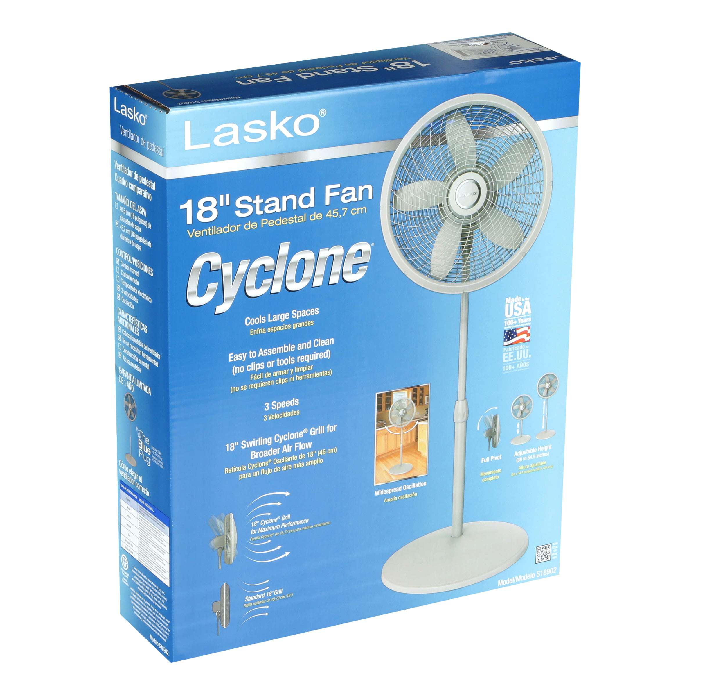 Foto 7 | Ventilador Lasko S18902 Blanco